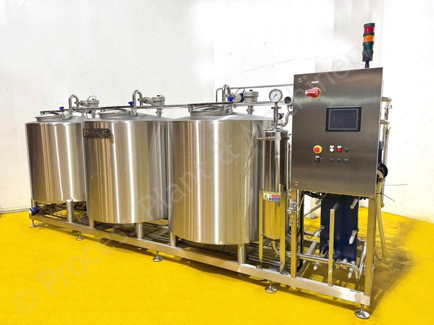 3 Tank Skid Mounted Automated Cip System 2