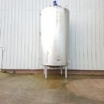 15,000 Ltr Stainless Steel Jacketed Tank with Full-Sweep Gate-Type Mixer