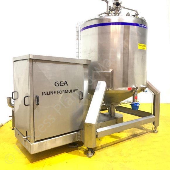 8123 Gea Formula Inline Sol2 High Shear Vacuum Mixer